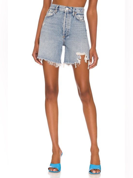 Agolde Pants - NWOT Agolde Stella High Rise Distressed Short